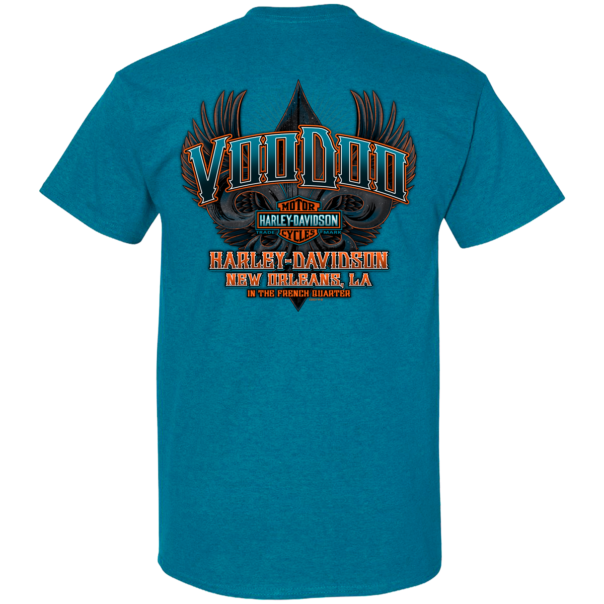 Coiled Men's Short Sleeve Shirt — Voodoo Harley-Davidson