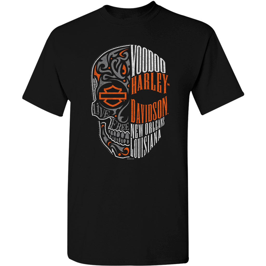 Divided Men's Short Sleeve T-Shirt — Voodoo Harley-Davidson