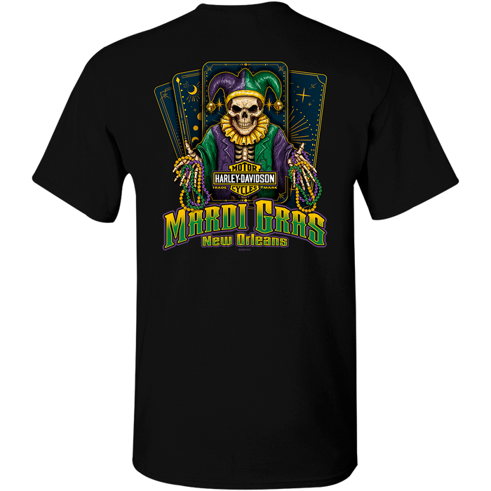 Mardi Gras Joker Jester Men's Short Sleeve T-Shirt
