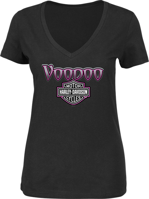 Voodoo Harley-Davidson Deluxe Skull Short Sleeve T-Shirt